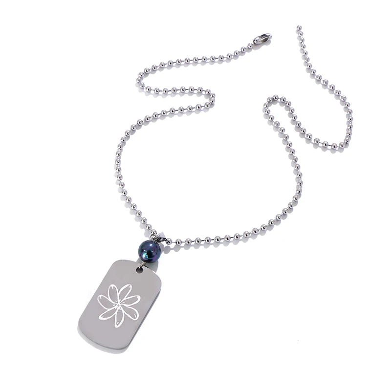KOMI Hawaii Polynesian Pearl Name Pendant Necklace