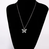 Butterfly Fire Opal Pendant for Necklace