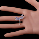 Dragonfly Lavender Purple Opal Pendant for Necklace