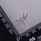 Dragonfly Lavender Purple Opal Pendant for Necklace