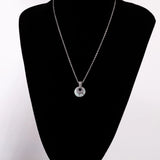 Fire Opal CZ Silver Plated Pendant for Necklace