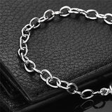 KOtik Hip Hop Silver Steel Bracelet Bangle Men Women