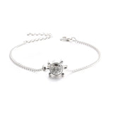 Antique Silver Turtle Rope Ankle Bracelet Beach Chain Anklet