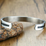 KOtik AUM OM Bangle Stainless Steel Cuff Bracelet Yoga Lucky Peace Indian