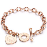 KOtik Hot Buckle Heart Bracelet for Women