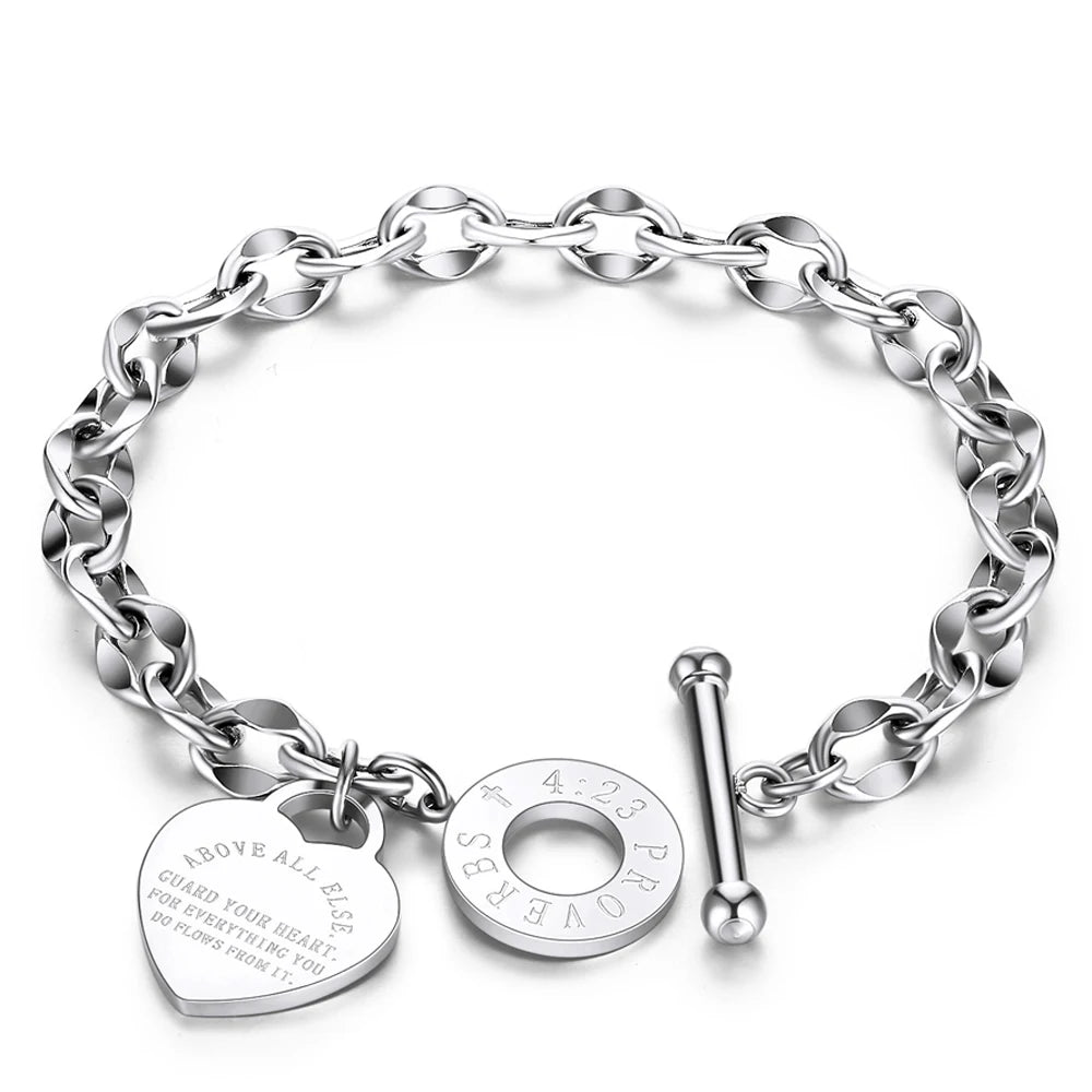 KOtik Hot Buckle Heart Bracelet for Women