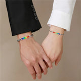 KOtik Pride Bracelet Stainless Steel Enamel Rainbow LGBT Charm Curban