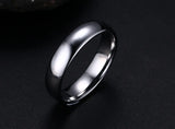 6MM Tungsten Carbide Rings for Women Men Wedding