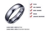 6MM Tungsten Carbide Rings for Women Men Wedding