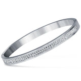 Crystal Rhinestone Pave Stainless Steel Bracelets for Women