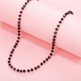 KPOP Crystal Beads Chokers Women's Neck Chain Necklace for Woman Jewelry