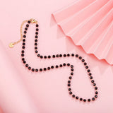KPOP Crystal Beads Chokers Women's Neck Chain Necklace for Woman Jewelry