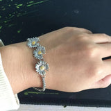 KPOP G-Dragon INS Street Daisy Flower Bracelet Accessories