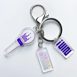 (G)I-DLE Light Stick Key Ring Accessories Bag Ornaments Keychain