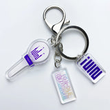 (G)I-DLE Light Stick Key Ring Accessories Bag Ornaments Keychain