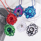 Bohemian Vintage Tassel Ethnic Pendant Necklace For Women Jewelry
