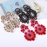 Crystal Drop Earring Ethnic Style Clothing boucle d'oreille femme