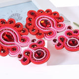Crystal Drop Earring Ethnic Style Clothing boucle d'oreille femme