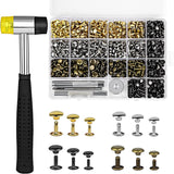KRABALL 360 Set Double Cap Rivets Kit for Clothes Shoes Repair