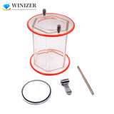 Clear Barrel Drum for Roller Polishing Machine Jewelry Tumbler Replacement