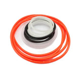 Rubber Seal Set for Rotary Tumbler Conveyor Belt w/ Barrel Cover