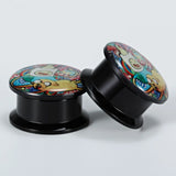2PCS Acrylic Ear Piercing Tunnels Plugs Gauges Earrings 6-30mm Unisex