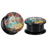 2PCS Acrylic Ear Piercing Tunnels Plugs Gauges Earrings 6-30mm Unisex