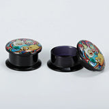 2PCS Acrylic Ear Piercing Tunnels Plugs Gauges Earrings 6-30mm Unisex