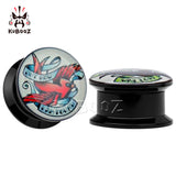 2PCS Ear Piercing Tunnels Gauges Plugs Stretcher Expander 6-30mm