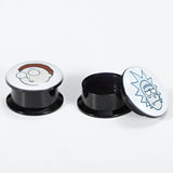 Acrylic Ear Plugs Tunnels Expander Logo Gauges Earrings