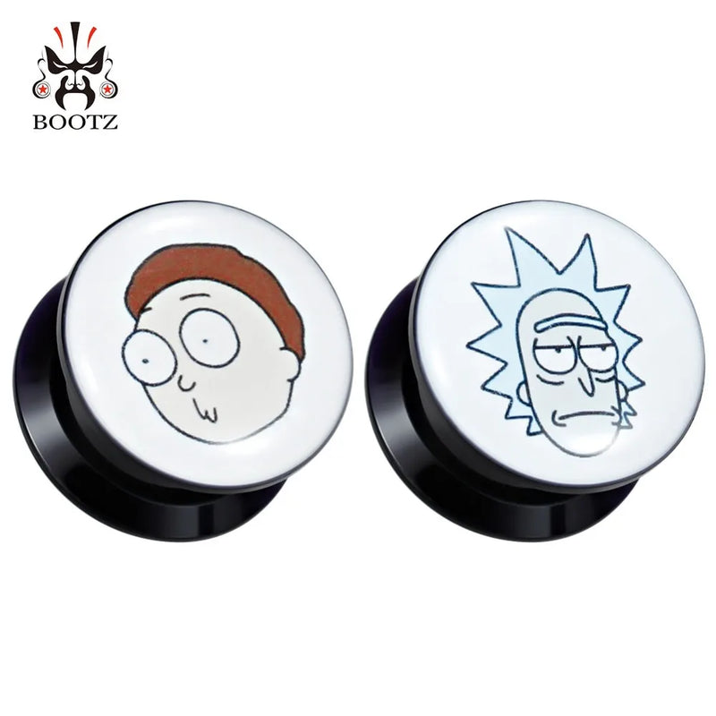 Acrylic Ear Plugs Tunnels Expander Logo Gauges Earrings