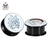 Acrylic Ear Plugs Tunnels Expander Logo Gauges Earrings