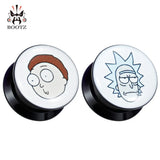 Acrylic Ear Plugs Tunnels Expander Logo Gauges Earrings