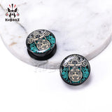 Cartoon Acrylic Ear Plugs Body Piercing Jewelry 2PCS