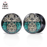 Cartoon Acrylic Ear Plugs Body Piercing Jewelry 2PCS
