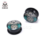 Cartoon Acrylic Ear Plugs Body Piercing Jewelry 2PCS