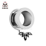 2PCS Stainless Steel Ear Gauges 2G 0G 00G Plugs Tunnels Stretcher Body Jewelry