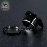 Stainless Steel Ear Gauges Plugs Tunnels Stretcher Earrings