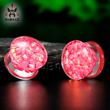 Acrylic Saddle Transparent Tunnel Plug Body Jewelry 0g 00g