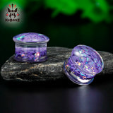 Acrylic Saddle Transparent Tunnel Plug Body Jewelry 0g 00g