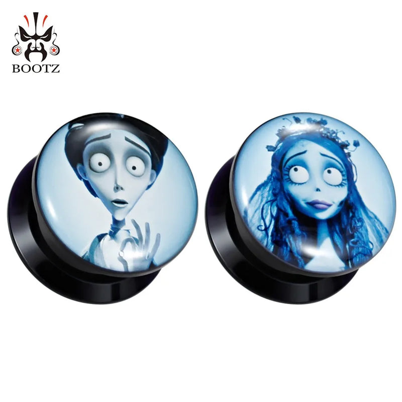 Acrylic Ear Plugs Tunnels 2PCS 2g 00g Body Jewelry