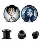 Acrylic Ear Plugs Tunnels 2PCS 2g 00g Body Jewelry