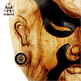 Ebony Wood Hexagram Ear Plugs Gauges 8-25mm