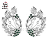 Peacock Spiral Ear Plugs Piercing Tunnels Ear Gauges Body Jewelry