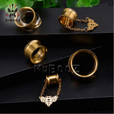 Stainless Steel Bee Magnet Chain Earrings