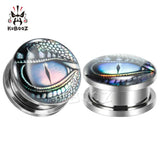 Colorful Eye Piercing Tunnels Ear Gagues Earrings