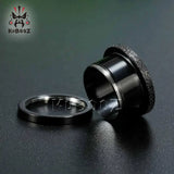 Stainless Steel Ear Gauges Plugs Tunnels 2PCS/Lot