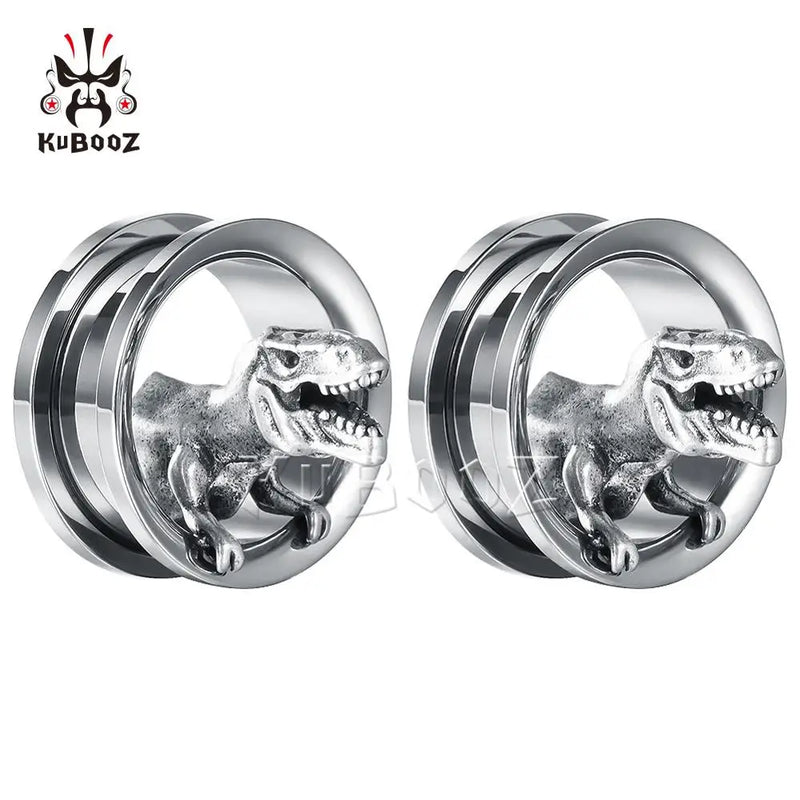 Stainless Steel Dinosaur Earrings - Body Jewelry