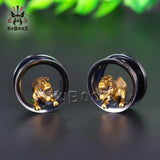Stainless Steel Dinosaur Earrings - Body Jewelry
