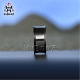 Stainless Steel Double Ear Piercing Plugs Tunnels Gauges Earring 2P